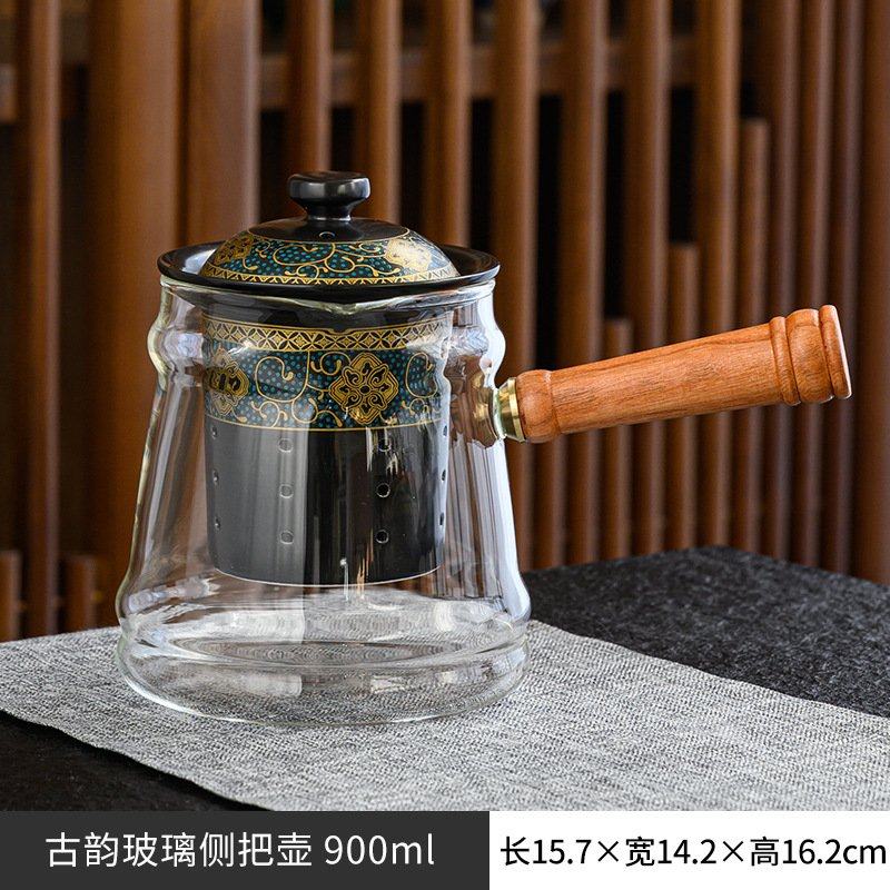 复古仿生煮茶器陶瓷电陶炉侧把玻璃壶家用烧水壶小型办公茶炉套装,餐饮具,煮茶炉,淘宝优惠券,粉丝福利购,淘宝优惠卷