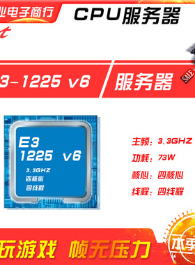 In-tel/英-特尔 Xeon E3 1225 V6 CPU 正式版 CPU处理器 散片现货