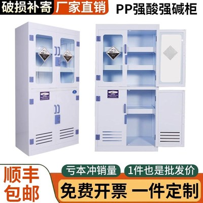 pp酸碱柜试剂柜双锁强酸危险化学品储存柜U化学物品存放柜