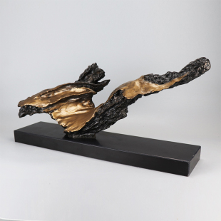 现代简约新中e式 家居饰品酒店客厅摆设样板房间抽象雕塑工艺品摆