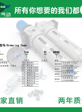 调压阀过滤器 FRC-1/2-D-O-DI-MAXI CFRC-3/4 FRC-1-D-O-DI-MAXI