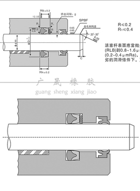 B18夹布蕾型圈LA油封180 190 195 198*200 210 215 218*15 20 24