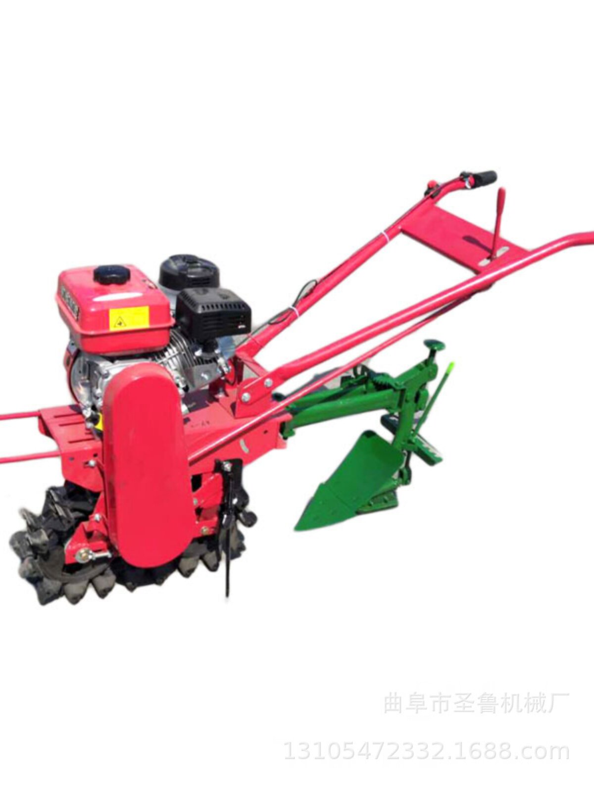 库新款山地全适应链轨式田园管理机 履带微耕犁地翻转犁播种 施厂