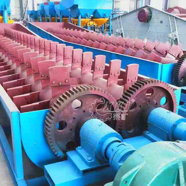 厂家供应槽式螺旋洗矿石机 2RXL750 50吨每小时tph双螺旋洗矿石机