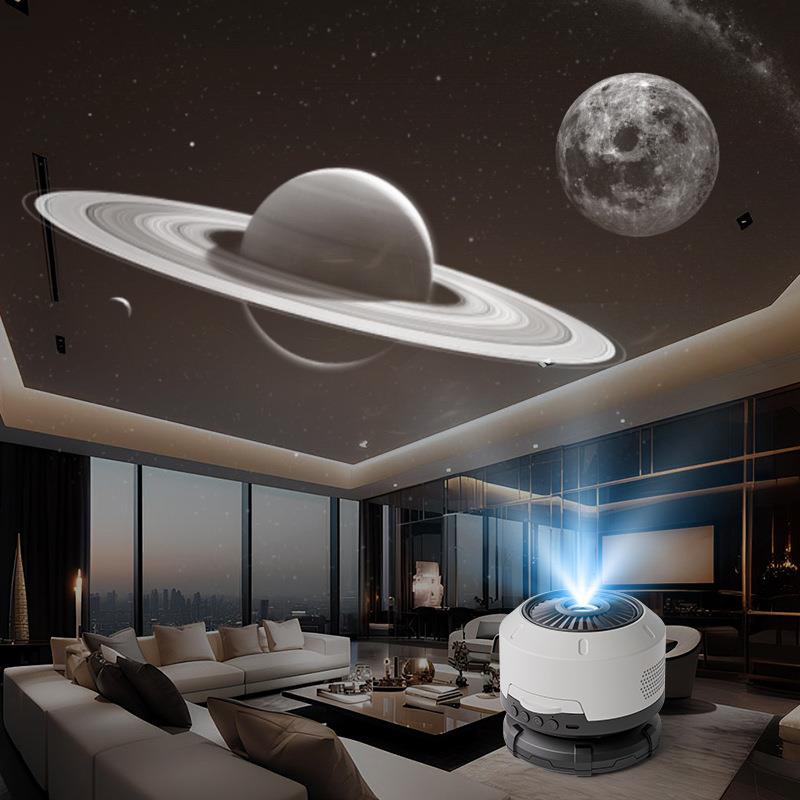 跨境星空灯投影仪创意礼物卧室床头浪漫银河氛围灯满天星星小夜灯