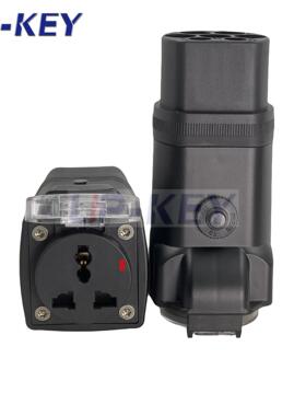 V2L欧标充电枪取电适配器（过载保护）Type2充电枪取电器