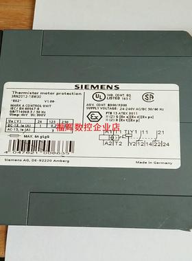 3RN2012-1BW30西门子热敏电阻电机保护继电器二手拆【询价】