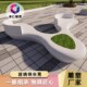 玻璃钢座凳广场公园商场景观长A坐凳异形座椅树池专用凳子雕塑摆