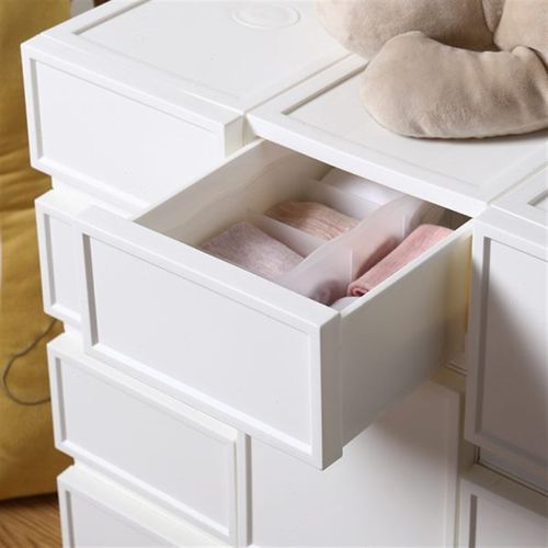 收纳箱抽屉式收纳盒衣柜衣服整理C箱塑料衣橱衣物储物家用收纳柜