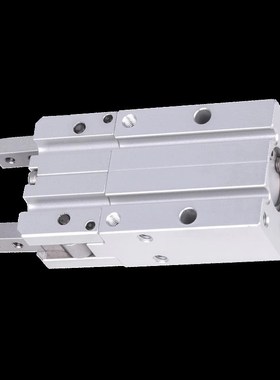 180开闭型气动手指气缸HFuR10/16/20/25/32-N通孔安装型