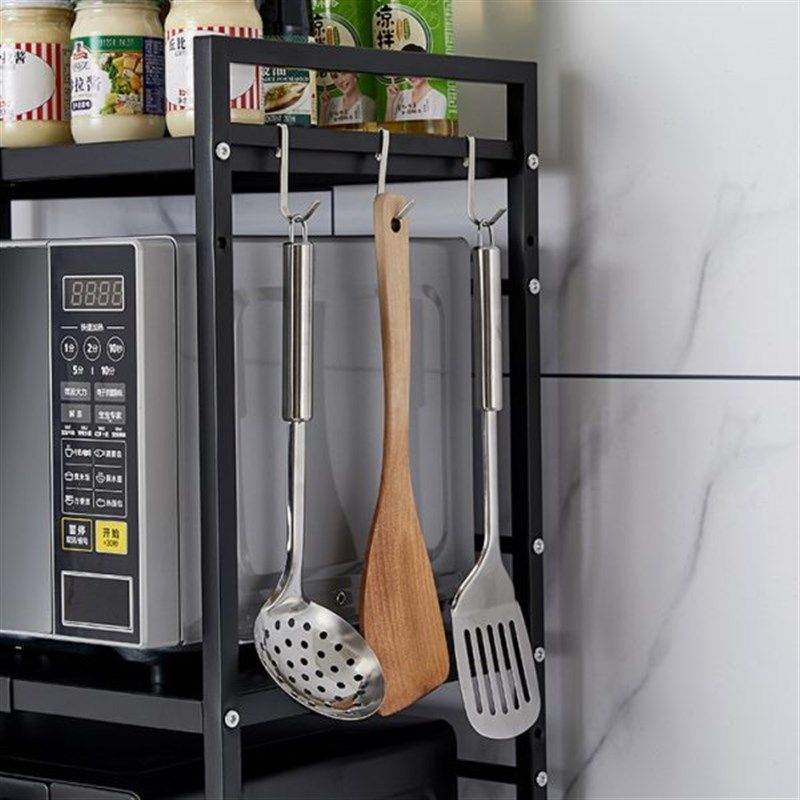 厨房置物b架伸缩微波炉架子烤箱收纳家用多层台面桌面电饭锅橱柜,厨房/烹饪用具,微波炉置物架,淘宝优惠券,粉丝福利购,淘宝优惠卷