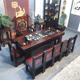 现货老船木茶桌椅组合新中式 实z木茶桌茶台简约功夫茶艺茶几泡茶