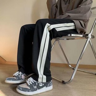 Striped Side Casual Pants Mens SpringI New Arrival Hong Kon