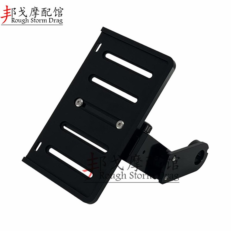 哈雷软尾街霸路威Sl肥仔突破者肥霸豪雅司令改装侧牌照可折叠18-2