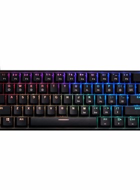 GK61 61 Key USB Wired LED Backlit AxisJ Gaming Mechanical Ke