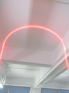 18W 40W高亮叉车工程车安全x指示灯 红色U形光斑LED灯半圆LED灯泡