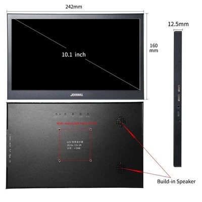 10.1 Portable monitor Touch screeFn 2560*1600 2K IPS LCD Ga