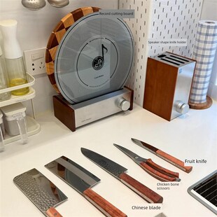 支持框架菜板厨房大型特q殊木制菜板原物锐化木制菜板天然乌木食