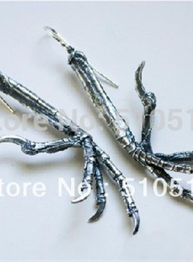 Regalrodck Gothic Raven Claw Talon Earring Punk Crow Bird Sk