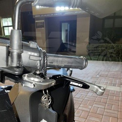 适用极核AE2 EZ3i AE4 AE4i电动车J改装配件碟刹车牛角手把柄拉杆