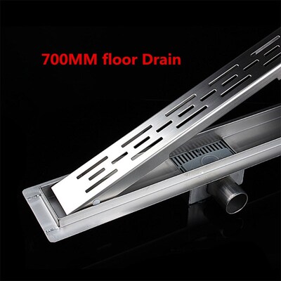 1Pcs 70CM  Stainless Steelx Bathroom Floor Drain Tile Insert
