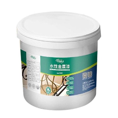 拉比水性金属漆防锈漆p防腐防水油漆无味耐高温翻新门漆神秘黑5L