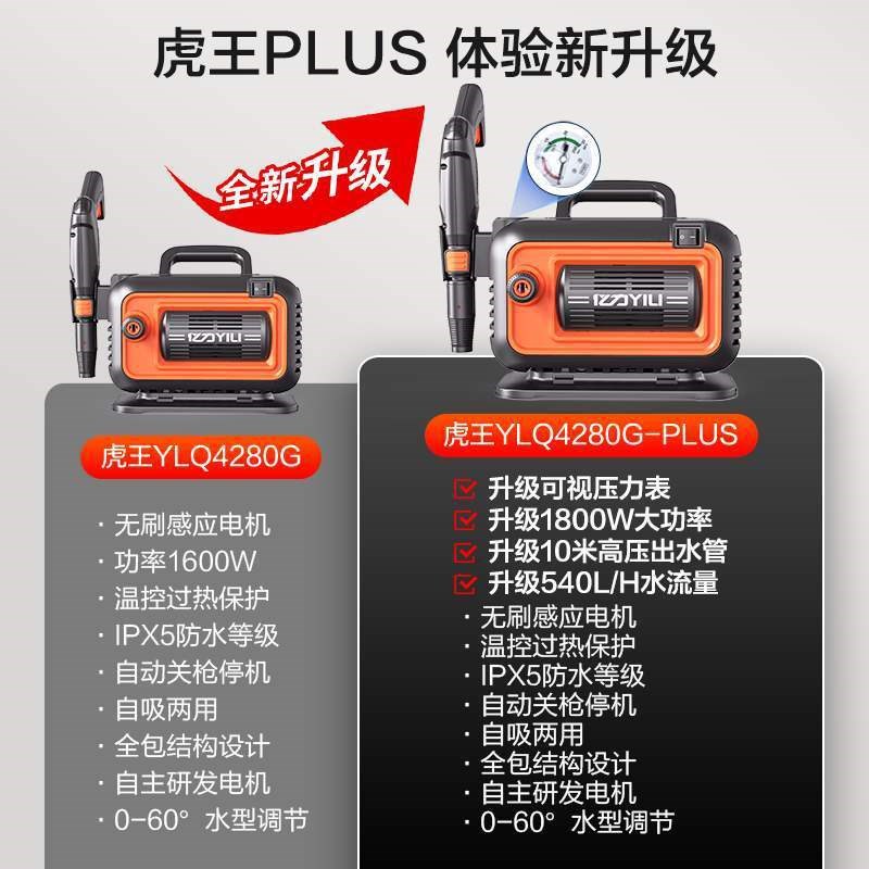 亿力4280g洗车机220v家用高压水枪清洗机大功率强力洗地便
