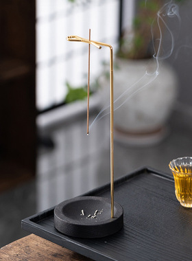 厂家直销香插禅意室内家居饰品摆件倒挂香器创意线香香炉香器