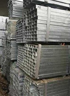 爆品厂促新品管不锈钢管规格45o75方钢角铁镀B锌方管4060套管品