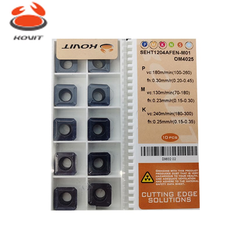 正河源铣削刀片SEHT1204AFEN-M01 OM4025合金不绣.钢铸铁刀片