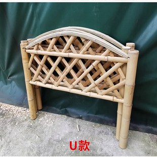 竹围栏篱笆竹栅栏护栏户外防腐竹子美丽乡村建设农村工程大型围栏