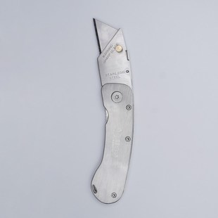 工业级重型加厚全钢折叠美工刀电工刀不锈钢刀架专用壁纸刀裁纸刀