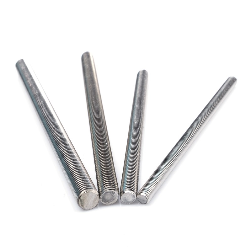 304不锈钢牙条丝杆通丝全螺纹螺杆M4M5M6M8M10M12M14M16M18M20M24