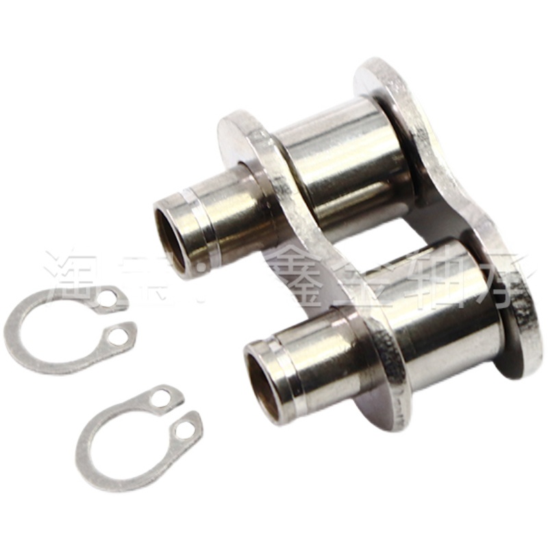 304不锈钢空心工业链条接头4分08BHP 5分10AHP 6分12AHP 1寸16AHP