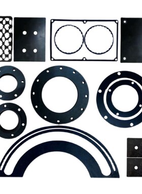 黑硅橡胶垫片密封加工件非标注塑黑白红色硅胶板耐高温防水减震板