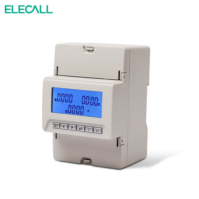 伊莱科ELE-3AA/AV三相交流电流/电压变送器 4-20mA输出数显电表