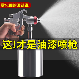 明龙汽车高雾化大面积喷漆枪W71气动工业级家具乳胶漆喷涂工具