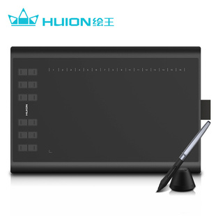 手写板电子画板 电脑绘图板绘画板 无源数位板手绘板 绘王H1060P