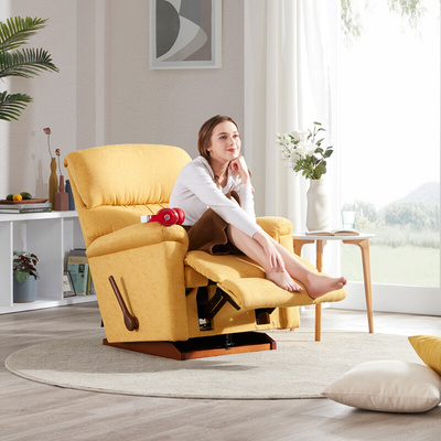 LAZBOY乐至宝多功能单人沙发布艺沙发手动小户型客厅可躺可睡P510