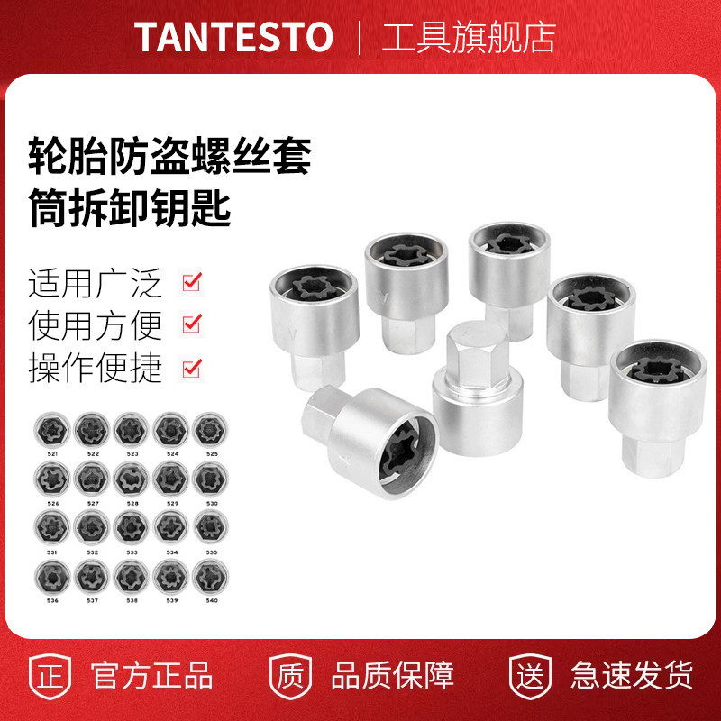 防盗螺丝套筒维修工具TANTESTO