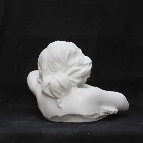 女思考石膏像 石膏人头像 美术用品教具素描模型雕塑摆件艺考绘画