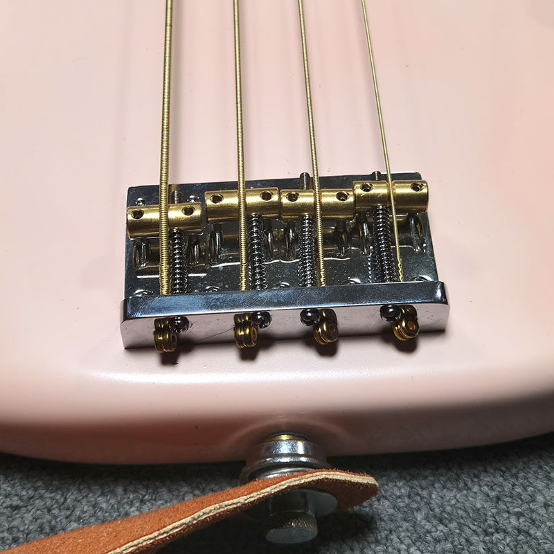 极速贝斯升级g黄铜琴码 四弦贝司纯黄铜琴桥鞍 弦枕改装音头音色