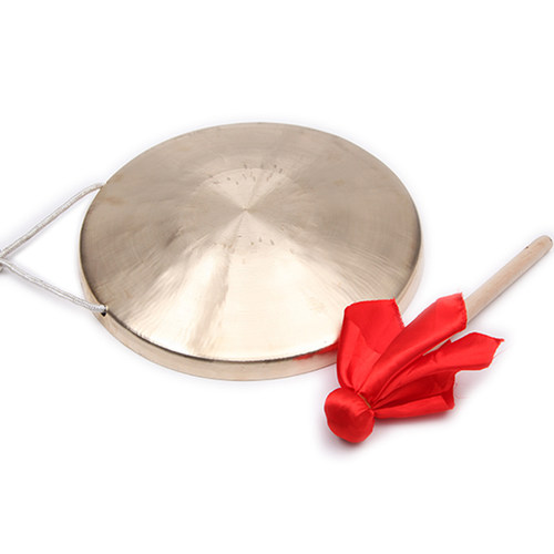 极速铜锣纯铜高音l手锣锣鼓乐器小锣30公分大苏锣高中低虎音锣专