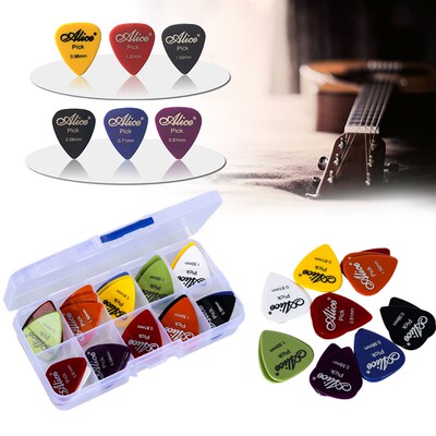 极速1 Box Case 30/50pqcs Guitar Picks Alice Acoustic Electri