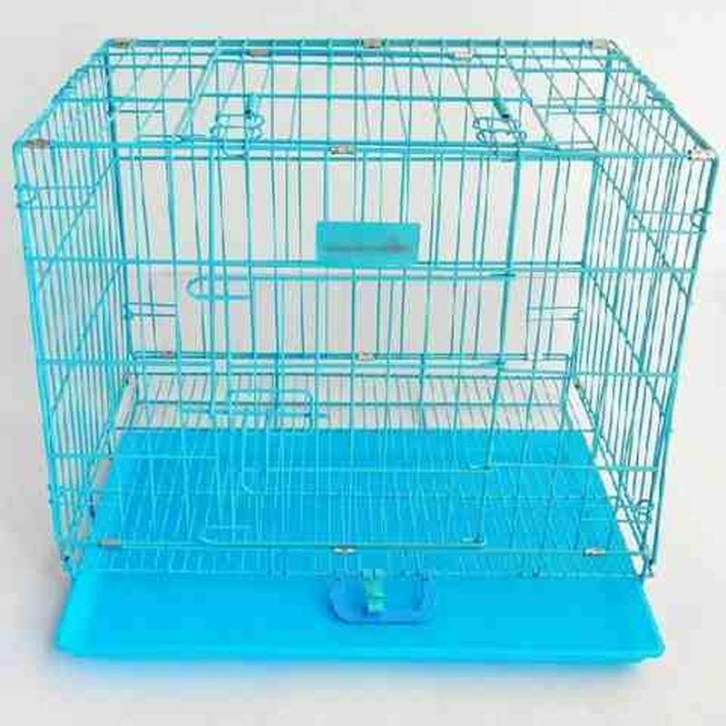 极速加粗折叠泰迪铁丝笼子大小中型狗笼鸡笼兔笼猫笼带Z托盘贵州