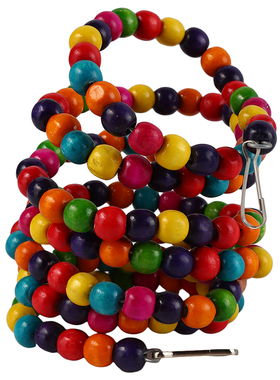 极速Parrot Wohoden Beads Rotating Bird Climbing Ladder Bite