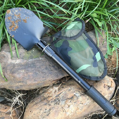 极速ZK30 Outdoor Shovel Camping Shovel Four-iPn-One Multifun