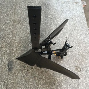 极速微耕机配套 可调开沟培土耕地犁具G 开沟器 可调节宽度深度斜