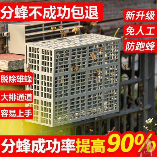 极速自动收蜂分蜂器隔王片养蜂专用工具过滤器土养蜜蜂Z防逃框专