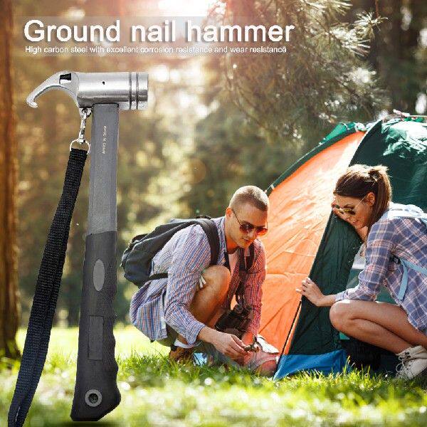 极速Outdoor Campingo Tent Peg Hammer Multifunctional Hiking